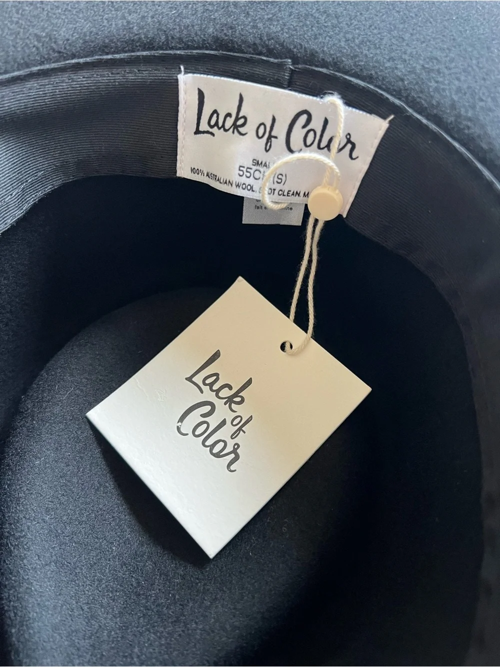 Lack Of Color Phoenix Fedora in Black